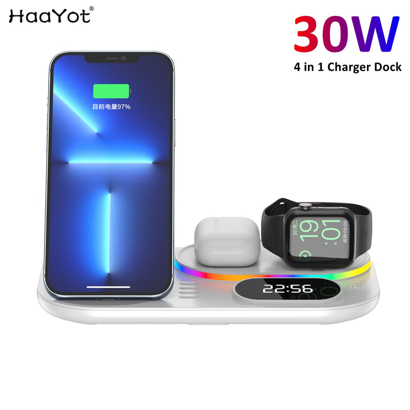 LED Wireless Charger Dock